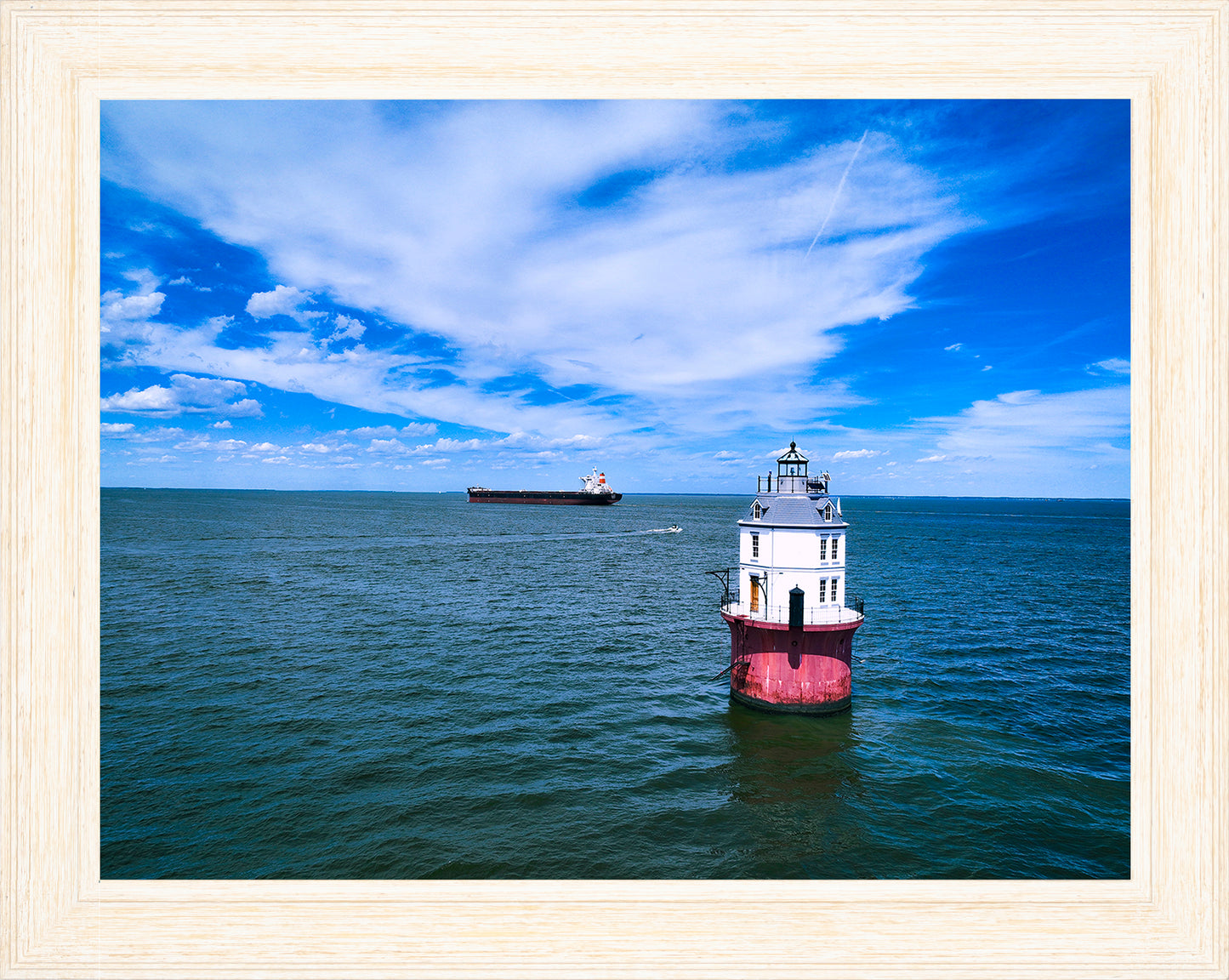 Baltimore Harbor Light -- Digital Print