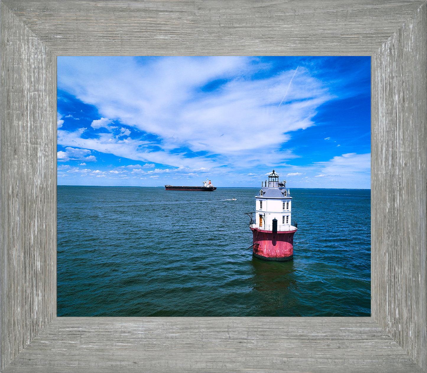 Baltimore Harbor Light -- Digital Print