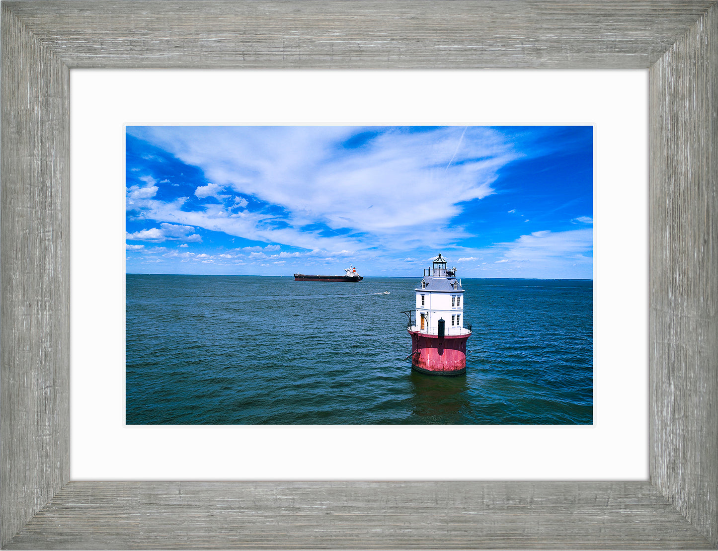 Baltimore Harbor Light -- Digital Print