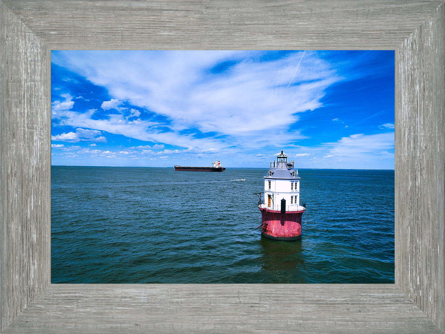 Baltimore Harbor Light -- Digital Print