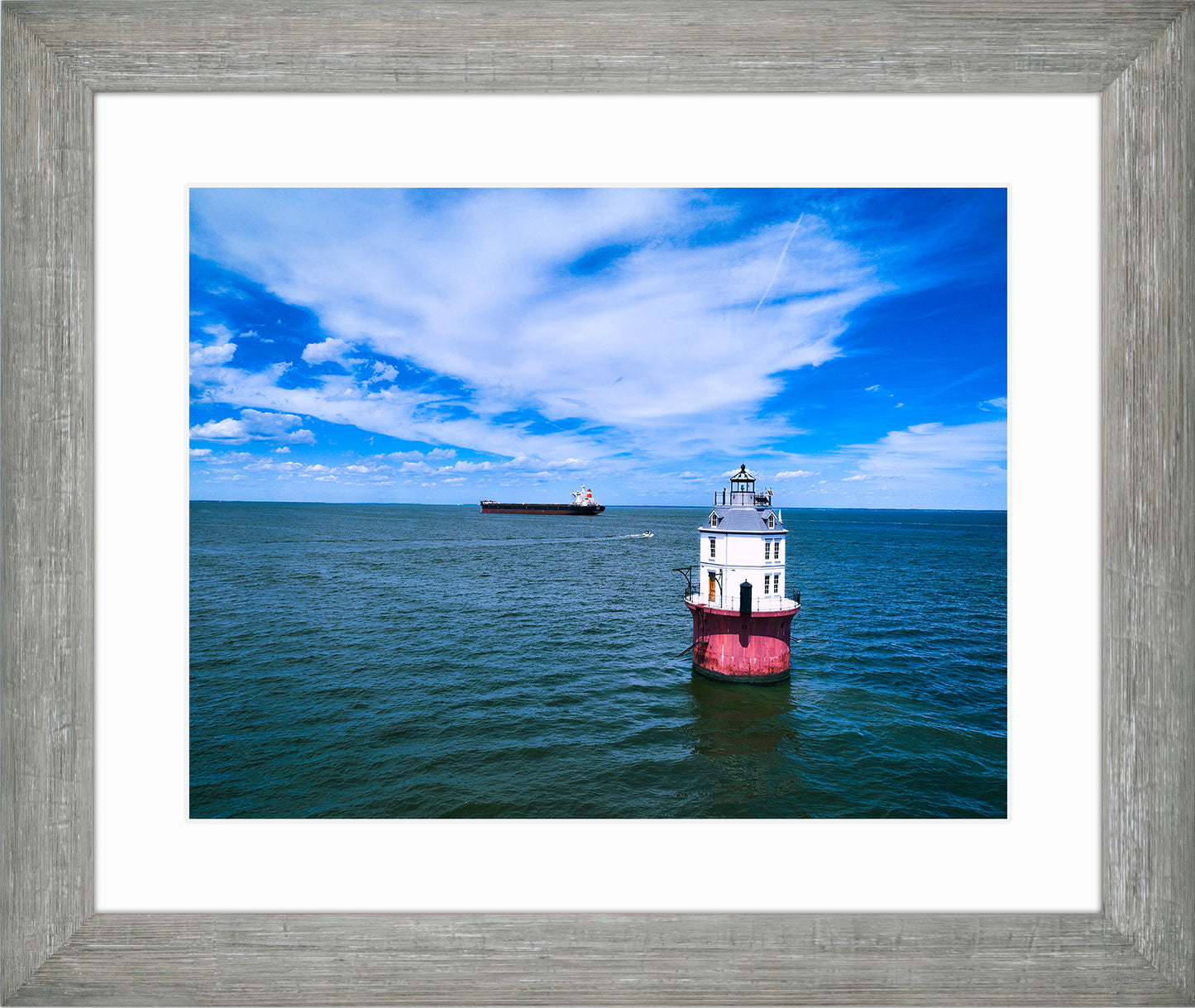 Baltimore Harbor Light -- Digital Print