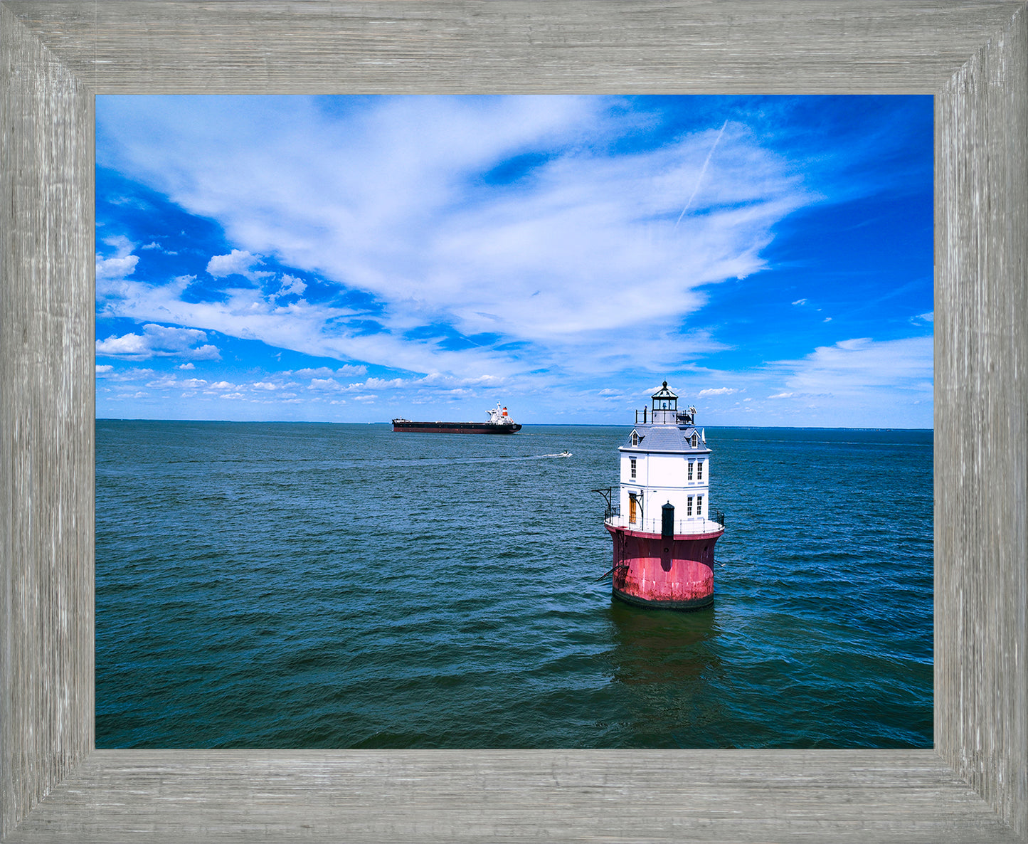 Baltimore Harbor Light -- Digital Print
