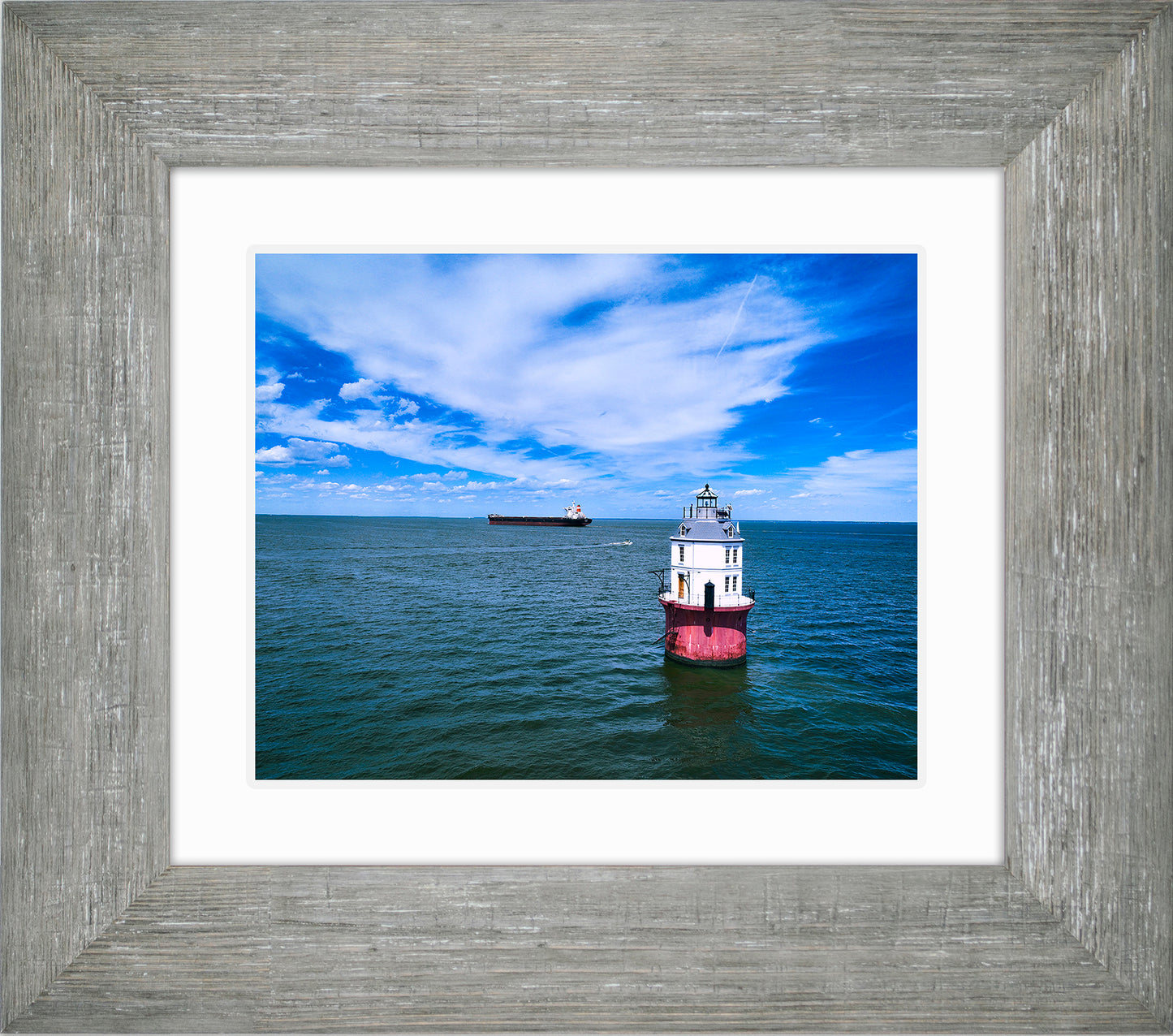 Baltimore Harbor Light -- Digital Print