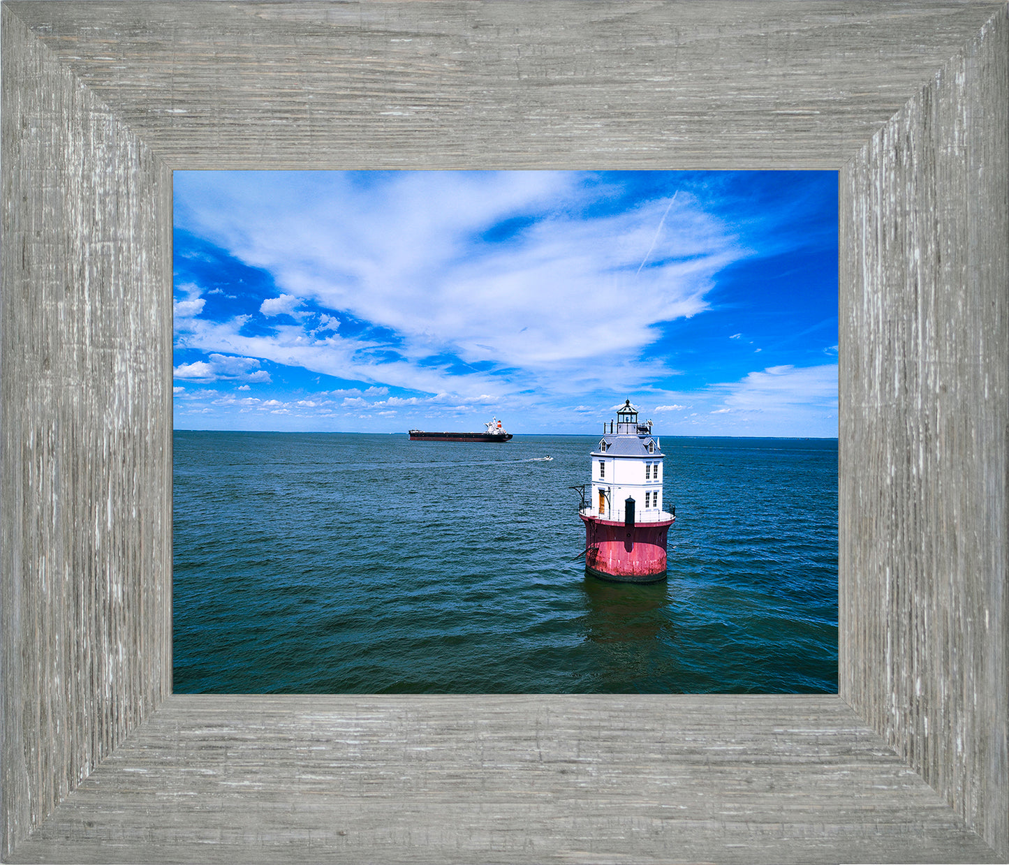Baltimore Harbor Light -- Digital Print
