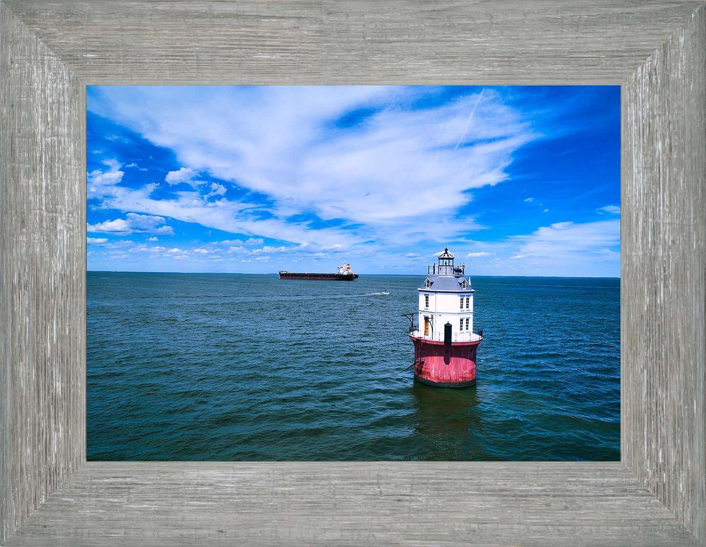 Baltimore Harbor Light -- Digital Print