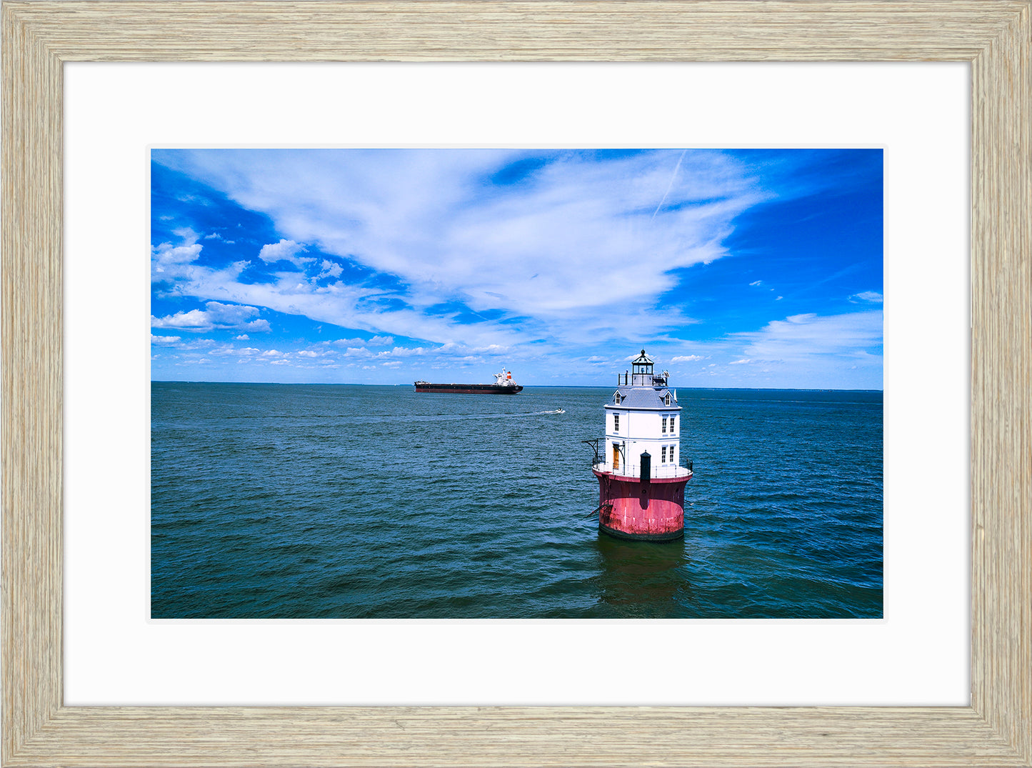Baltimore Harbor Light -- Digital Print