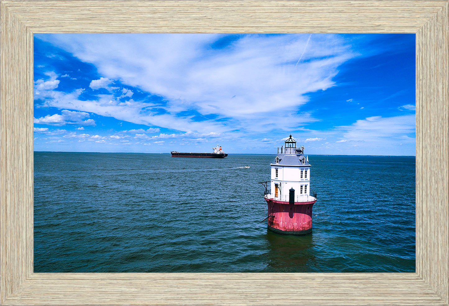 Baltimore Harbor Light -- Digital Print