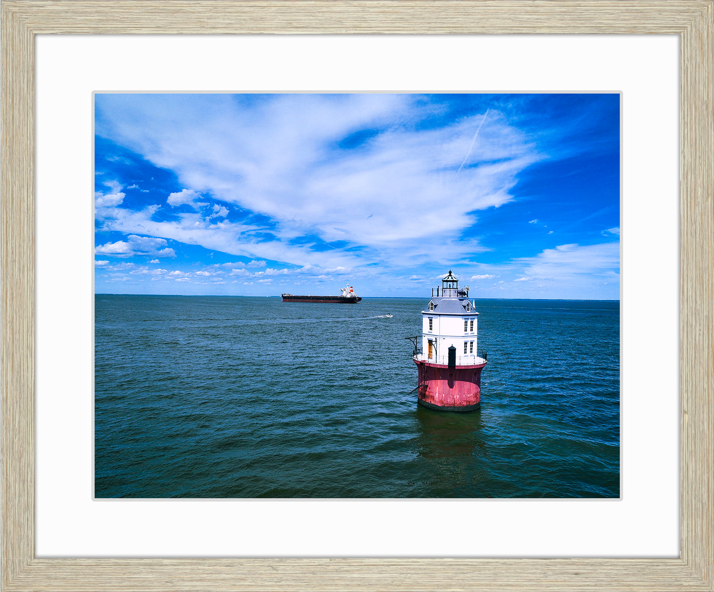 Baltimore Harbor Light -- Digital Print