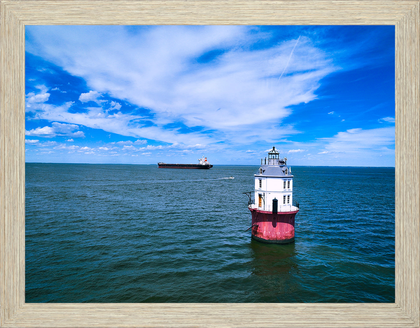 Baltimore Harbor Light -- Digital Print