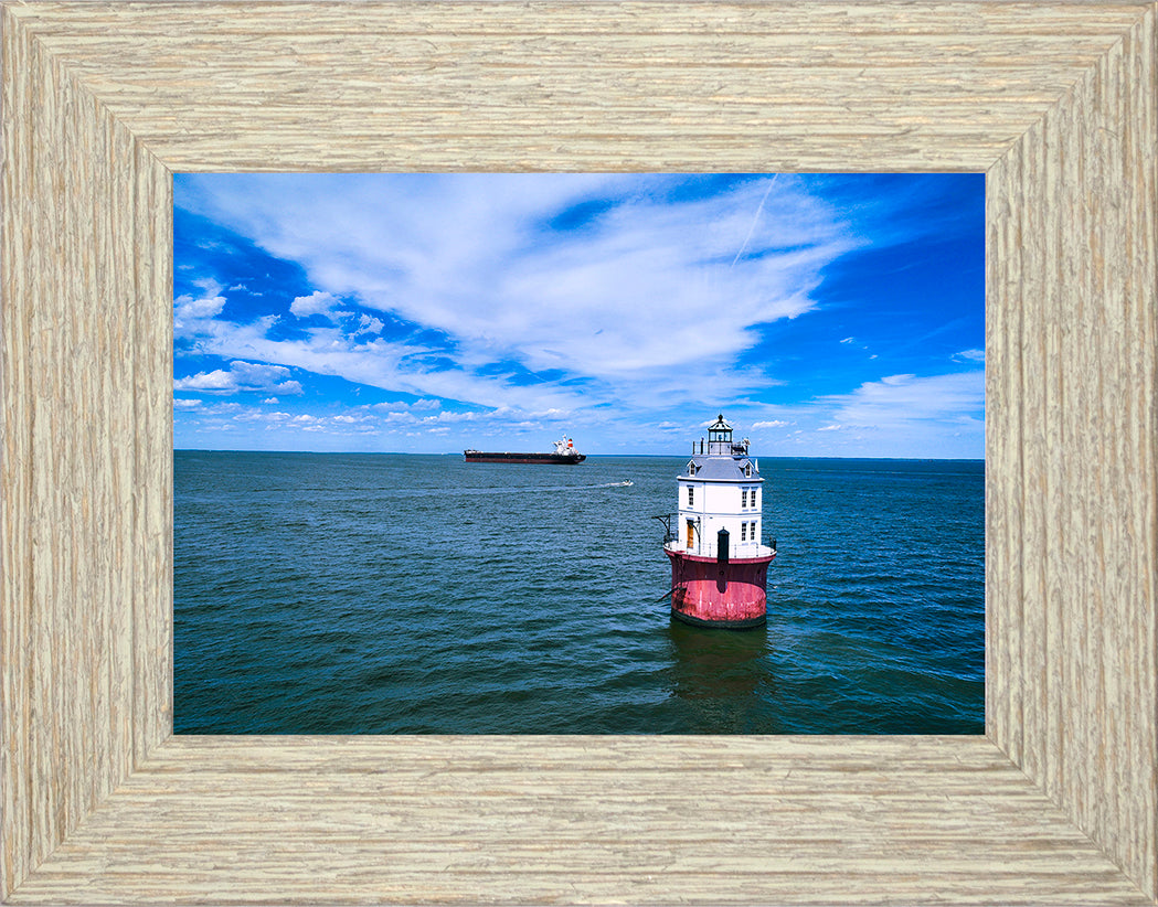 Baltimore Harbor Light -- Digital Print