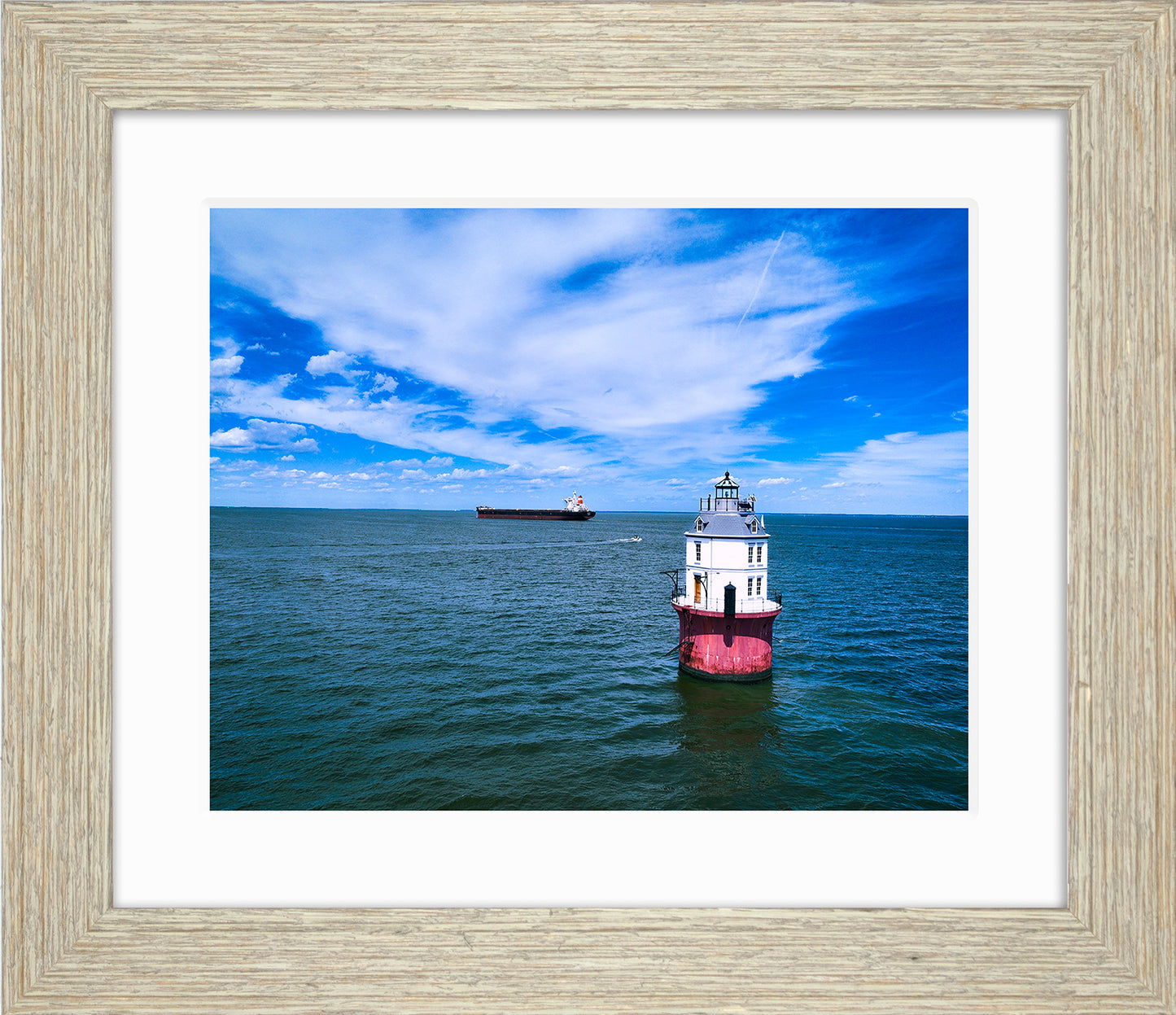 Baltimore Harbor Light -- Digital Print