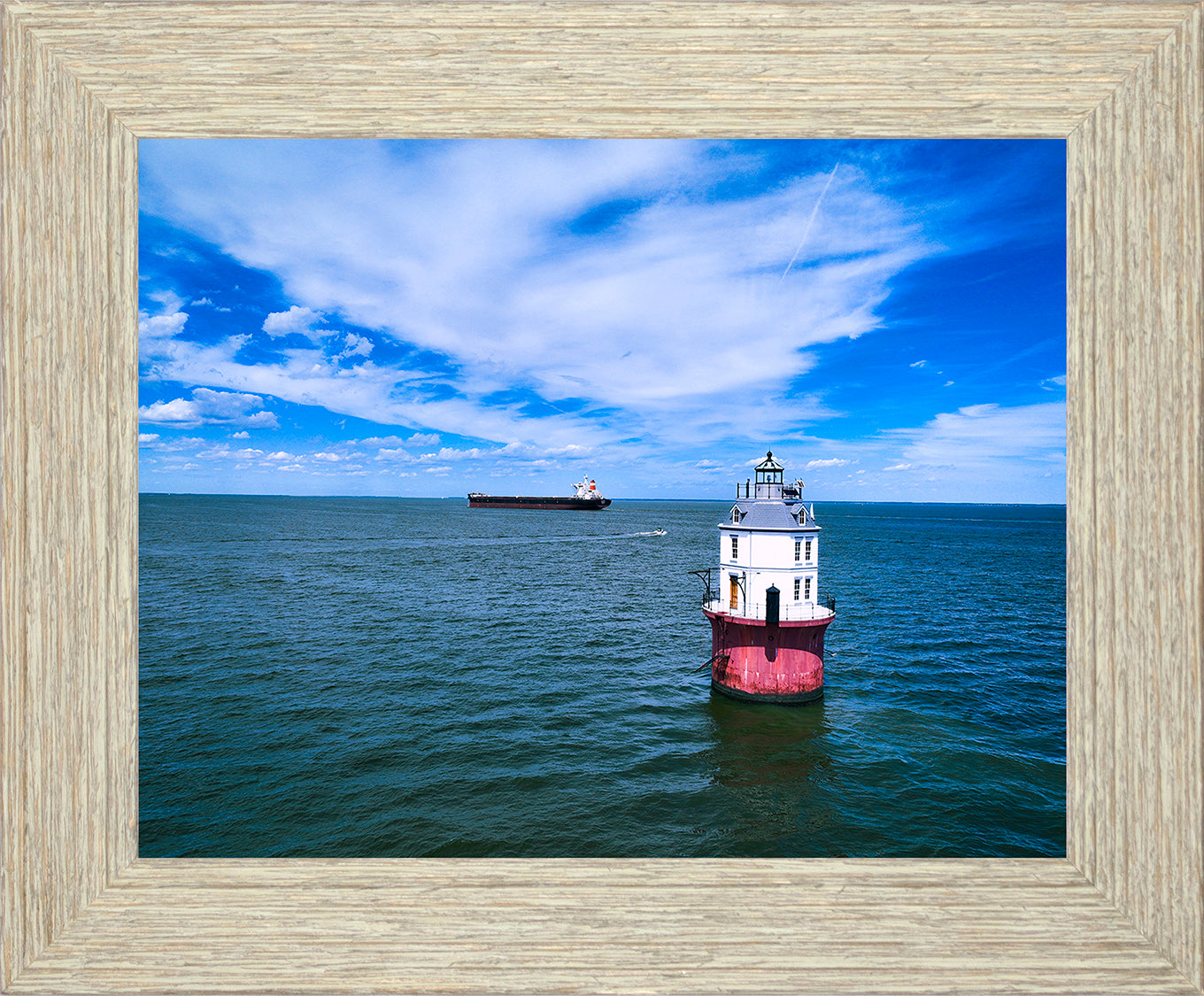 Baltimore Harbor Light -- Digital Print