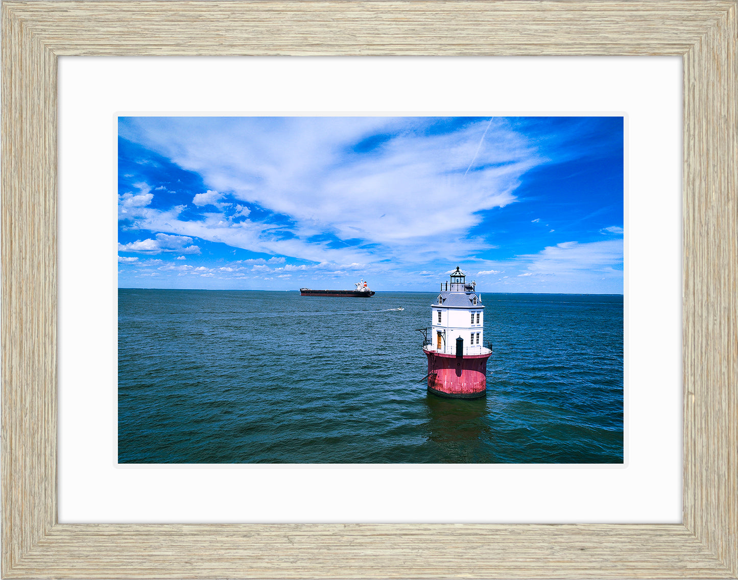 Baltimore Harbor Light -- Digital Print