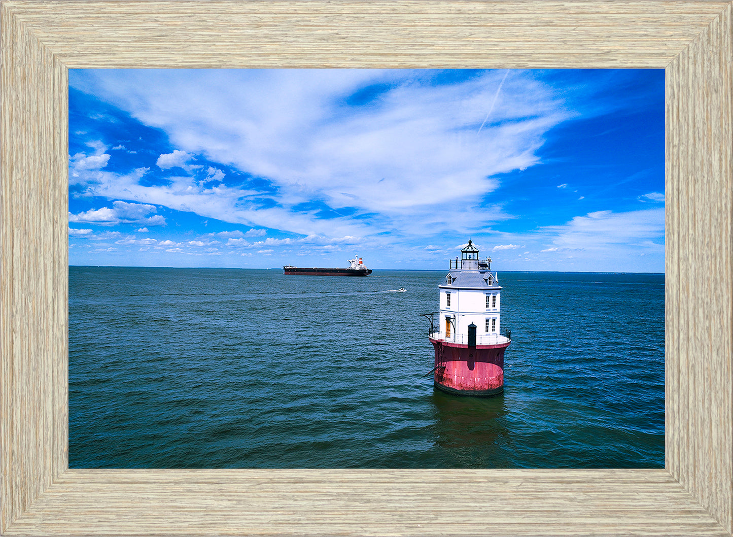 Baltimore Harbor Light -- Digital Print