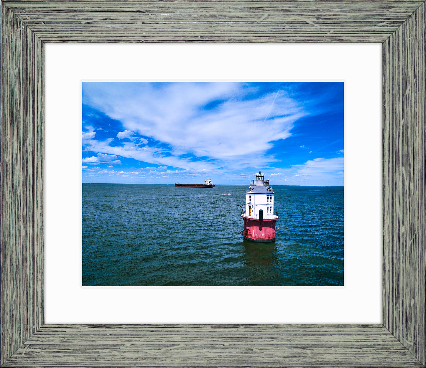 Baltimore Harbor Light -- Digital Print