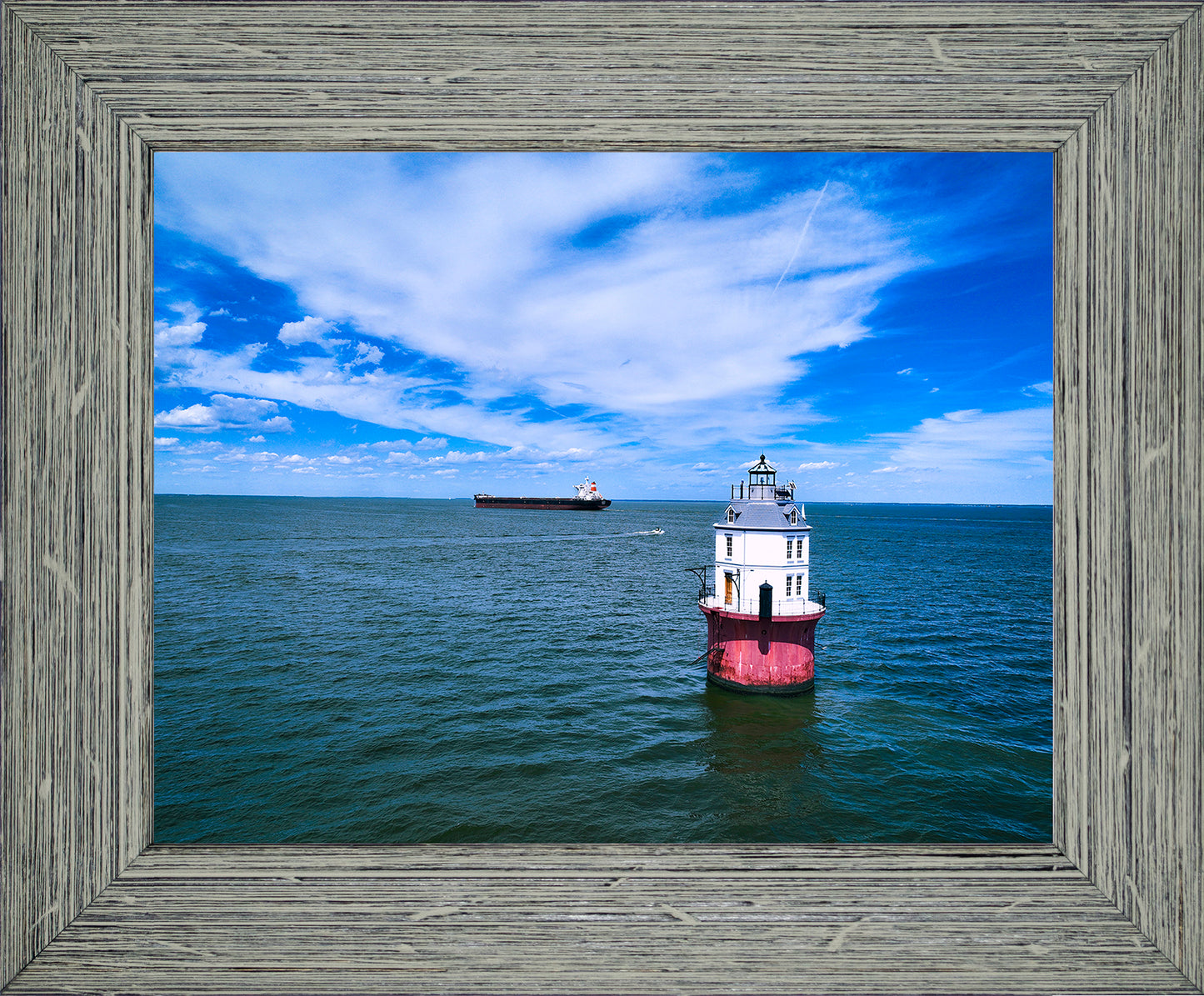 Baltimore Harbor Light -- Digital Print