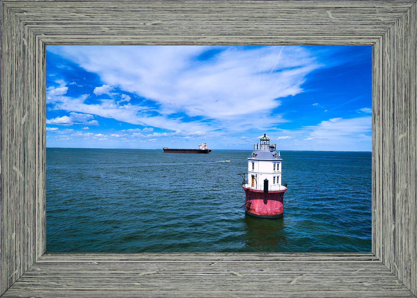 Baltimore Harbor Light -- Digital Print