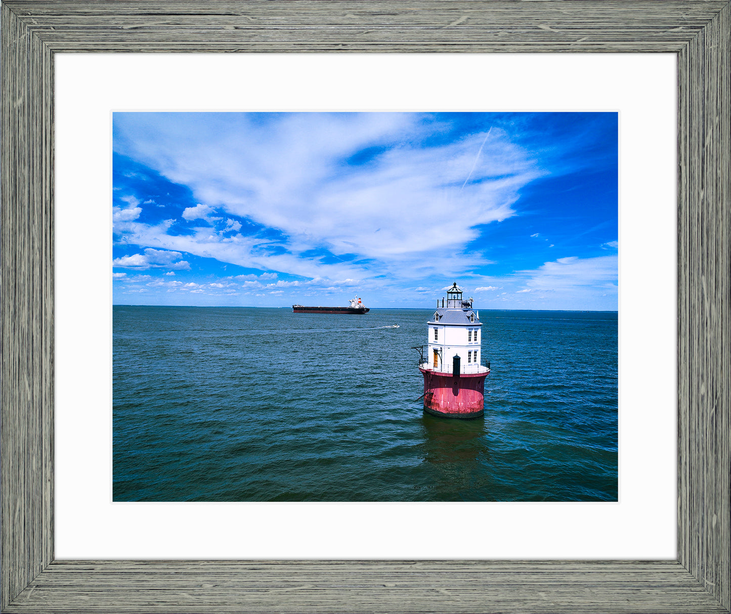 Baltimore Harbor Light -- Digital Print
