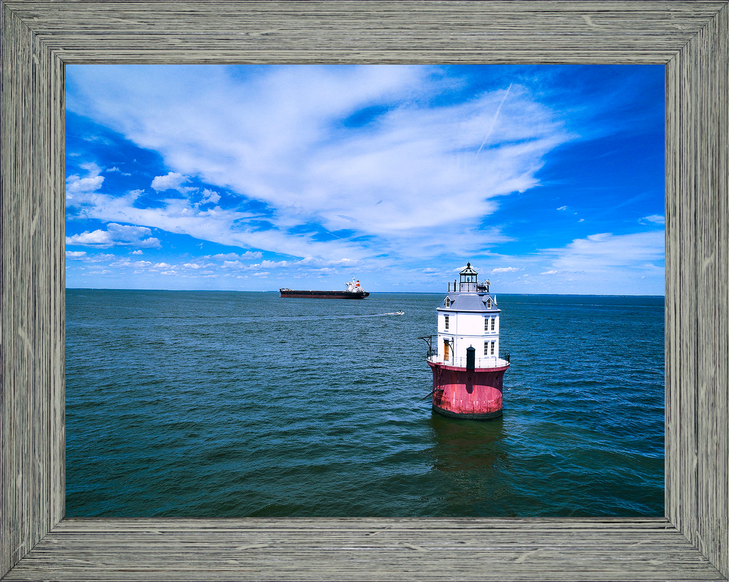 Baltimore Harbor Light -- Digital Print
