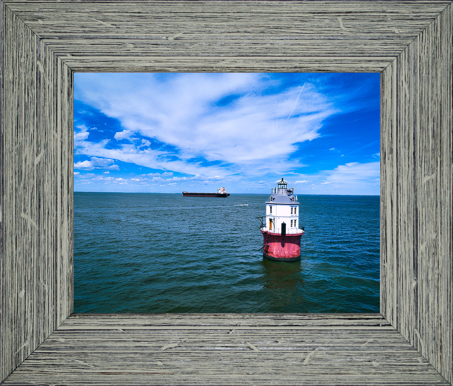 Baltimore Harbor Light -- Digital Print