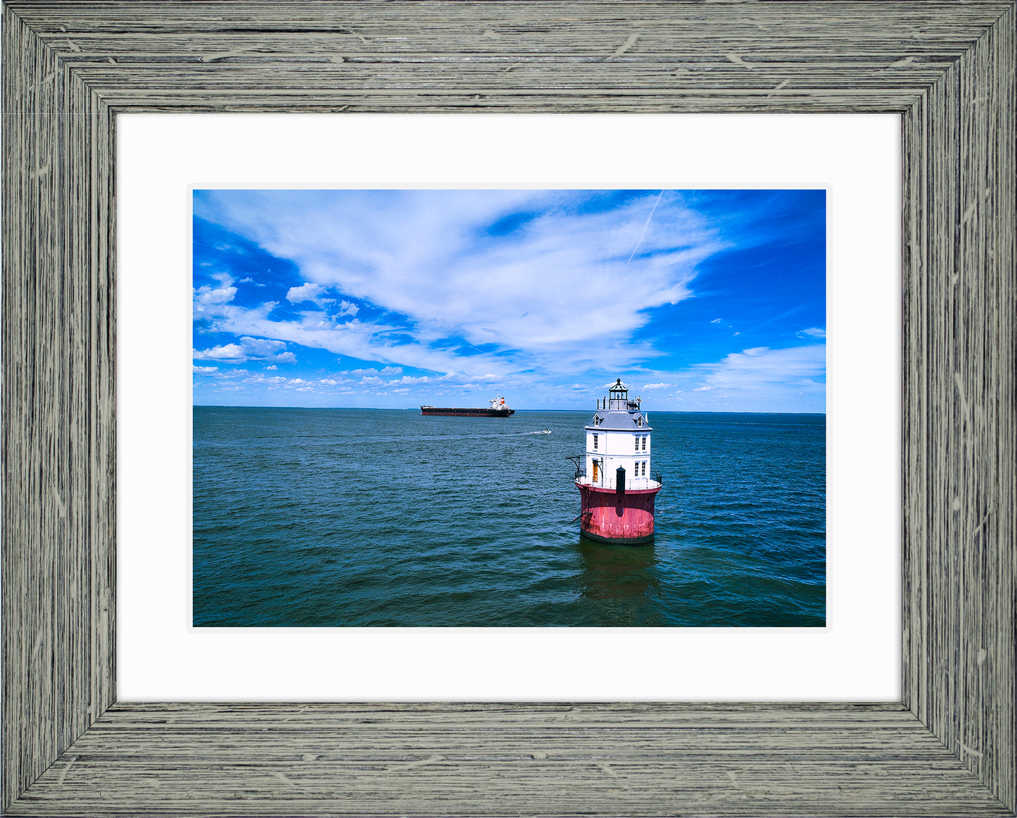 Baltimore Harbor Light -- Digital Print