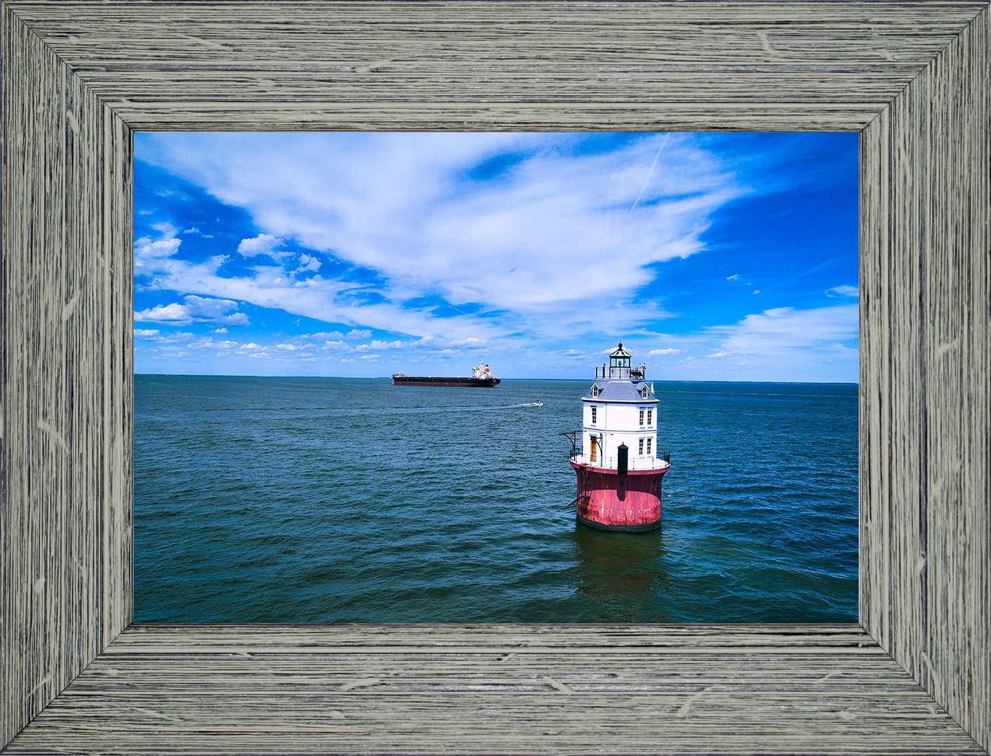 Baltimore Harbor Light -- Digital Print