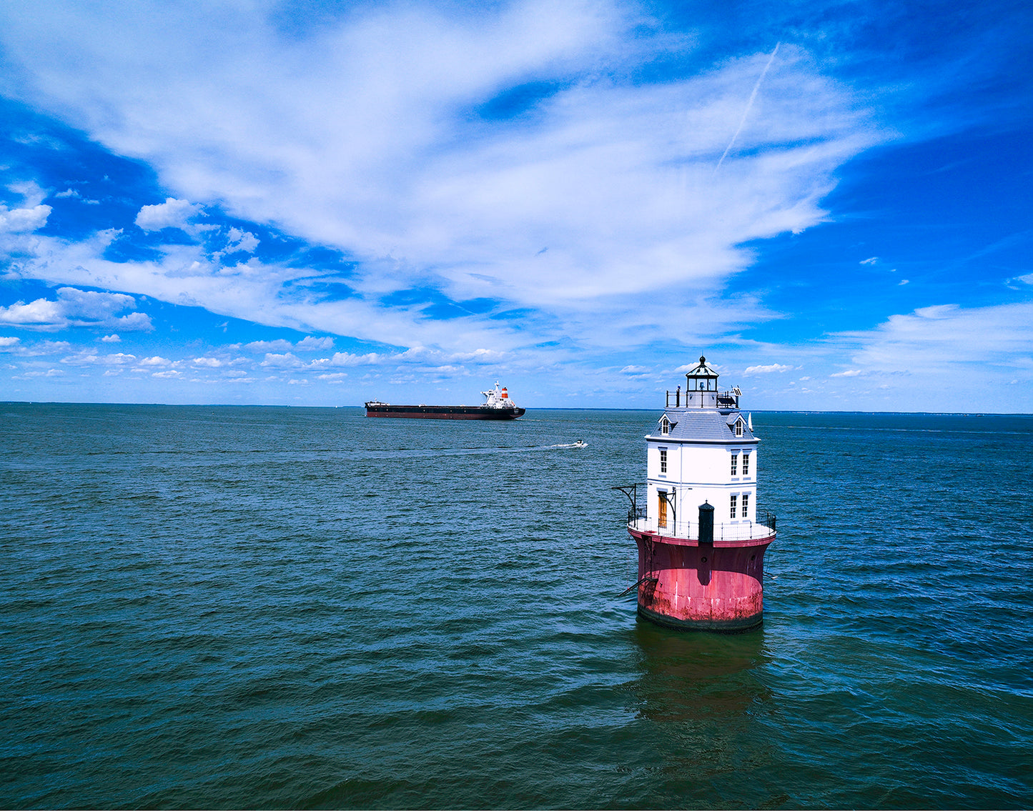 Baltimore Harbor Light -- Digital Print
