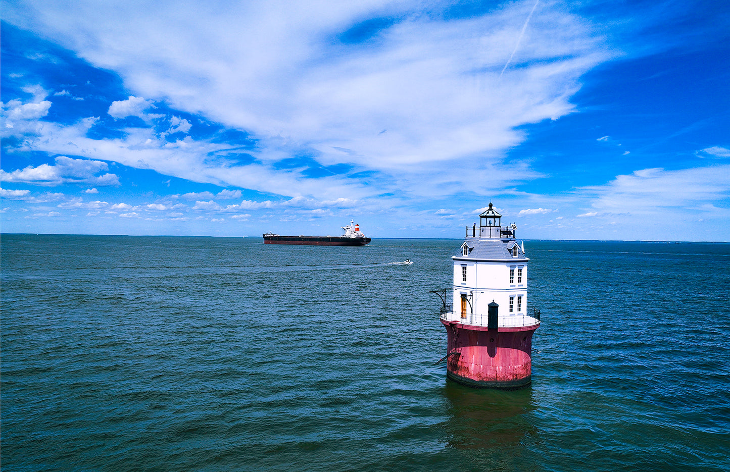Baltimore Harbor Light -- Digital Print