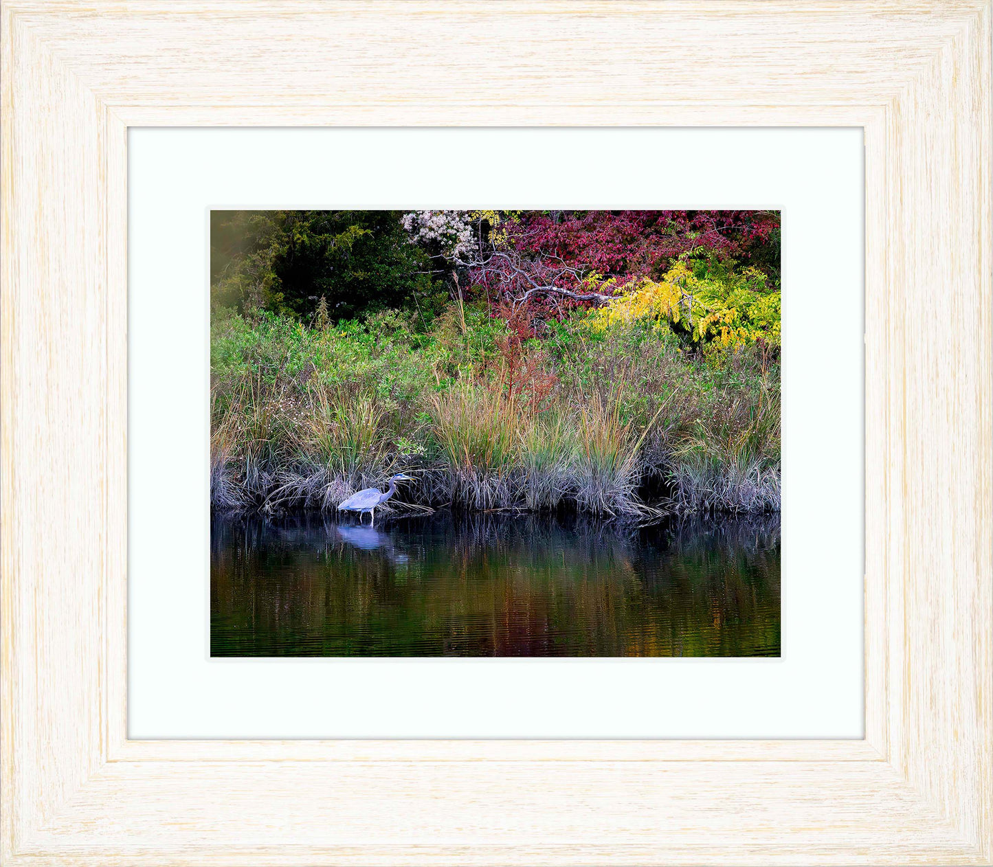 Cadle Creek Heron (Landscape) -- Digital Print