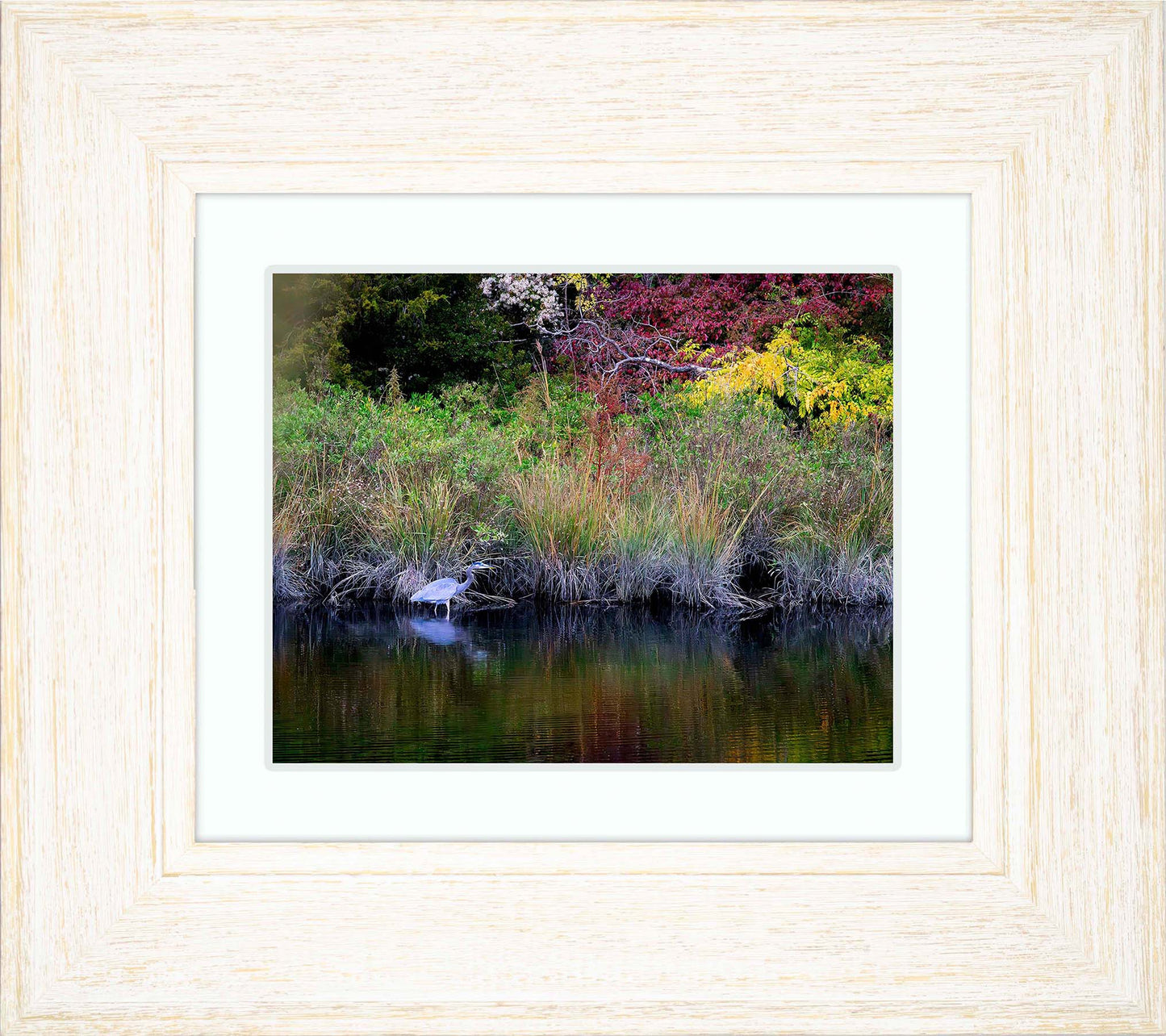Cadle Creek Heron (Landscape) -- Digital Print