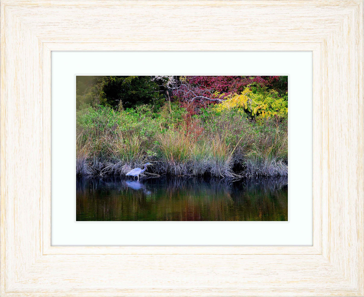 Cadle Creek Heron (Landscape) -- Digital Print