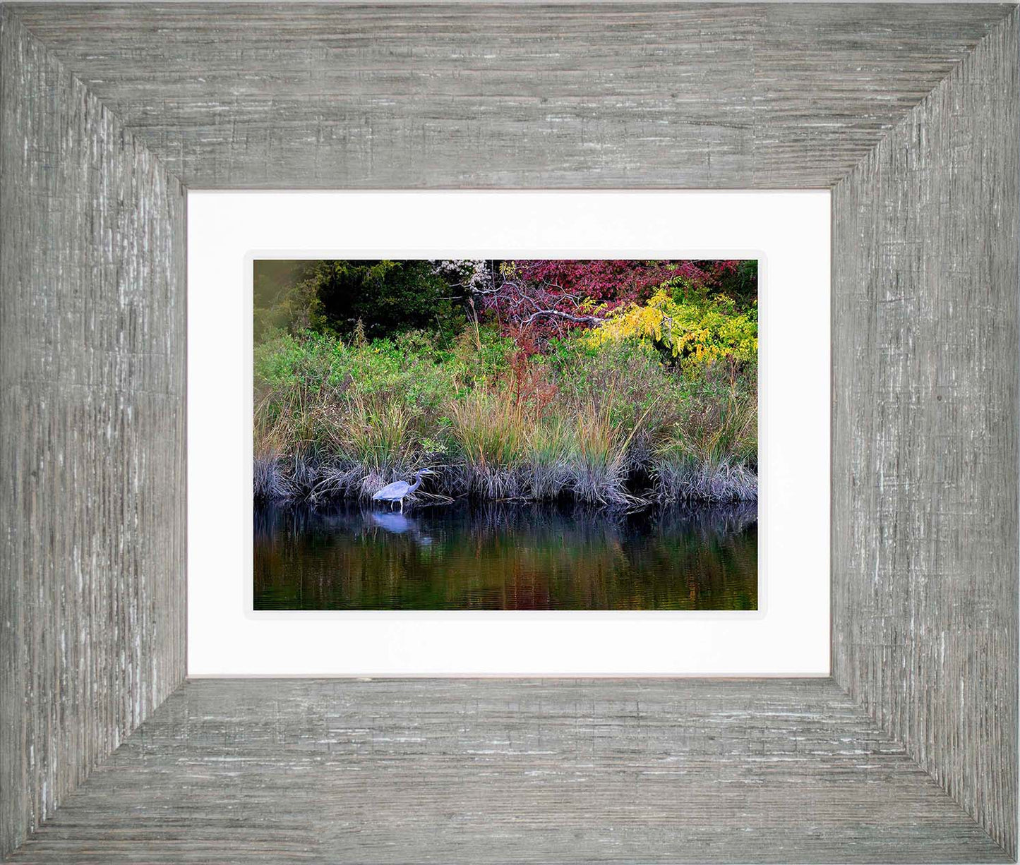 Cadle Creek Heron (Landscape) -- Digital Print