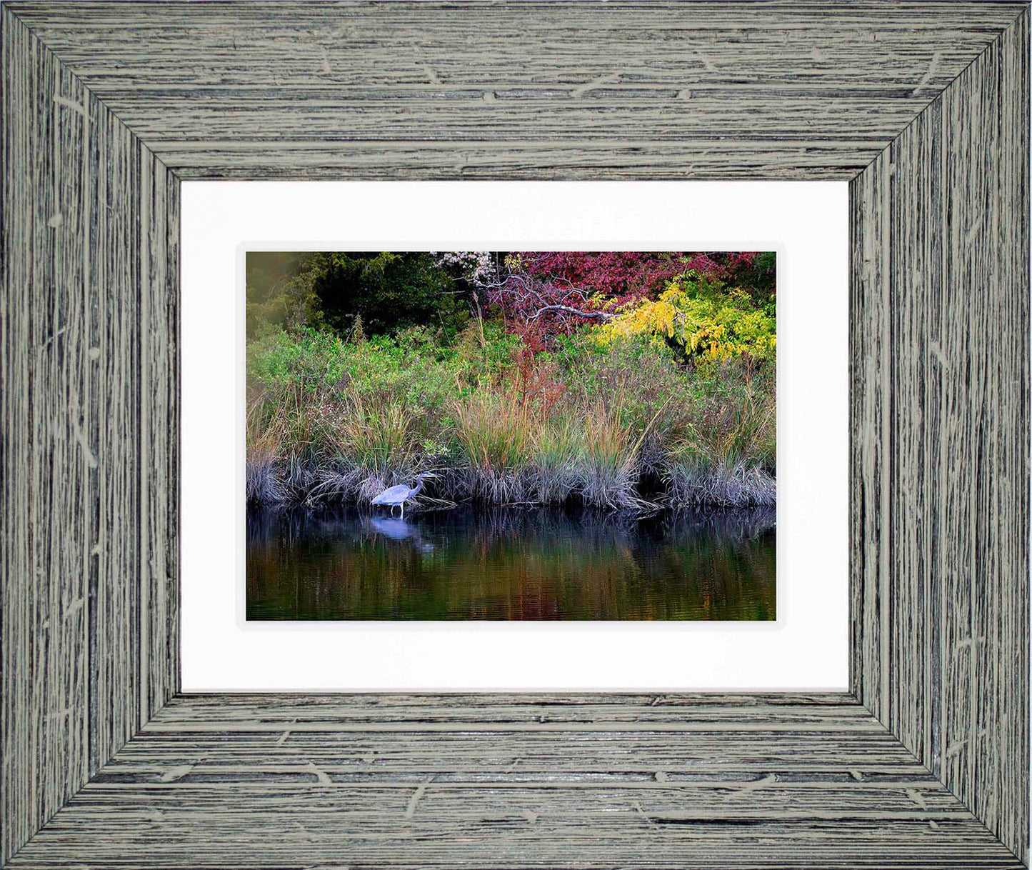 Cadle Creek Heron (Landscape) -- Digital Print