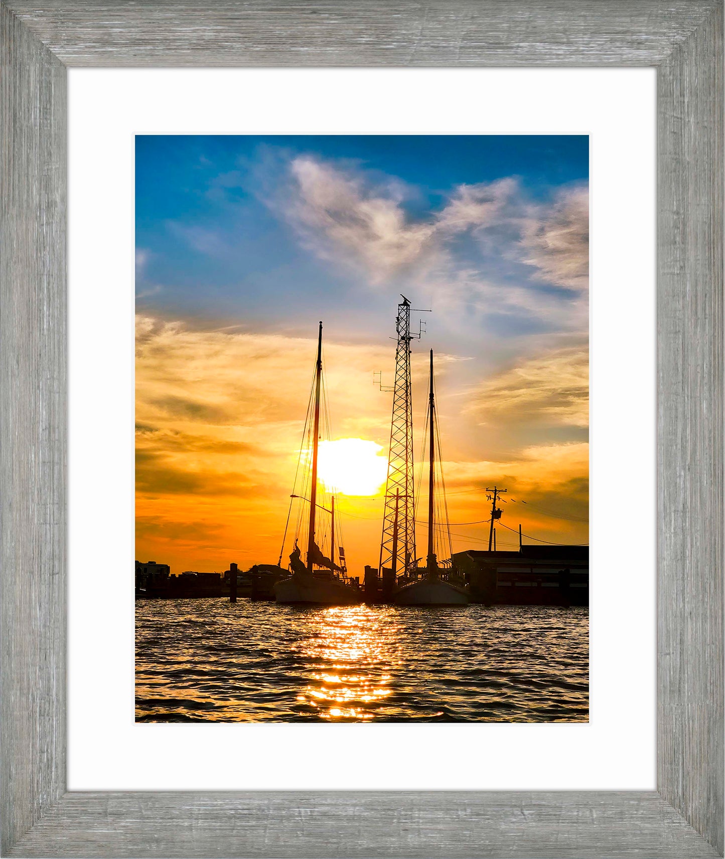 Deal Island Harbor Sunset -- Digital Print