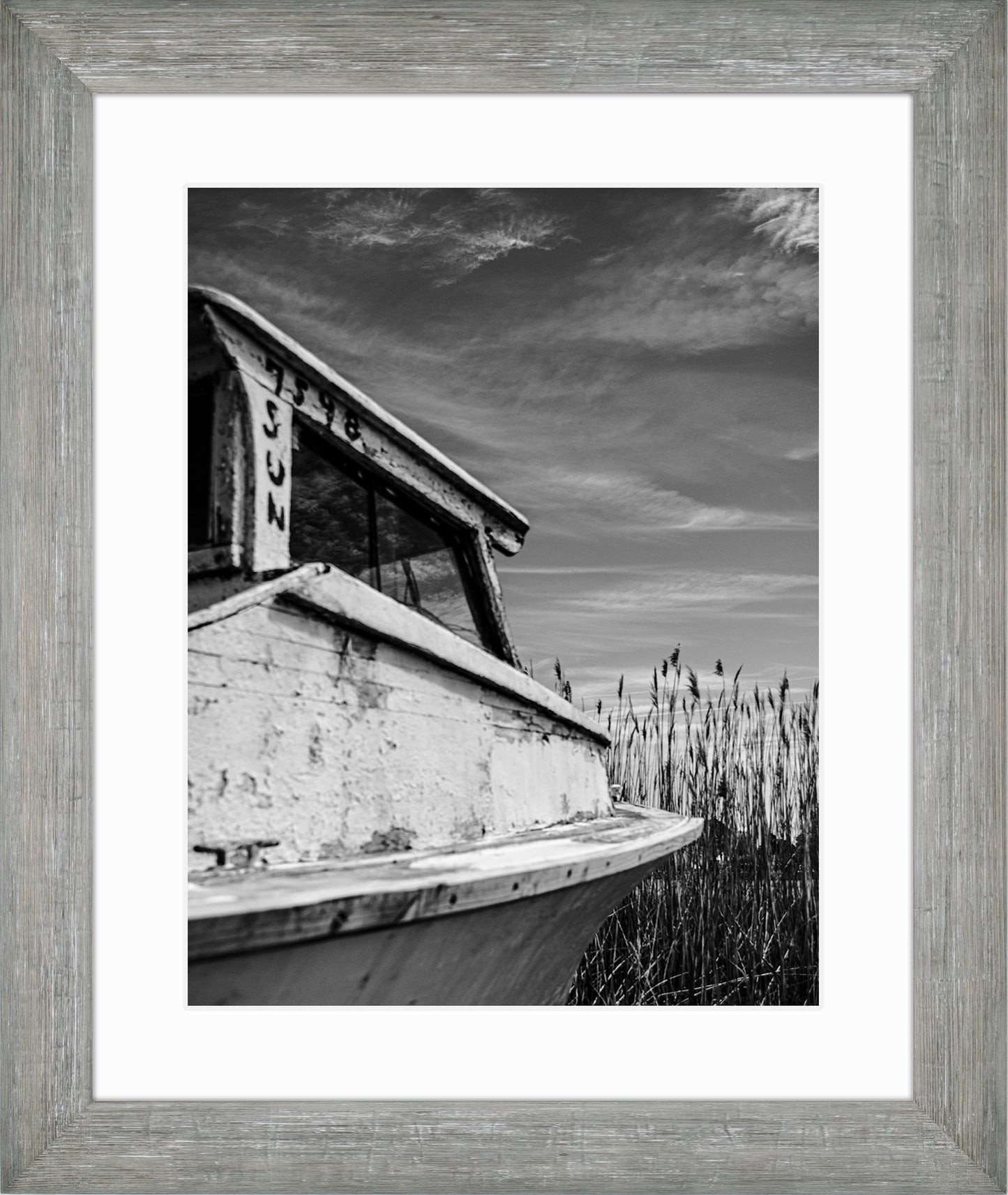 Distressed Workboat -- Digital Print