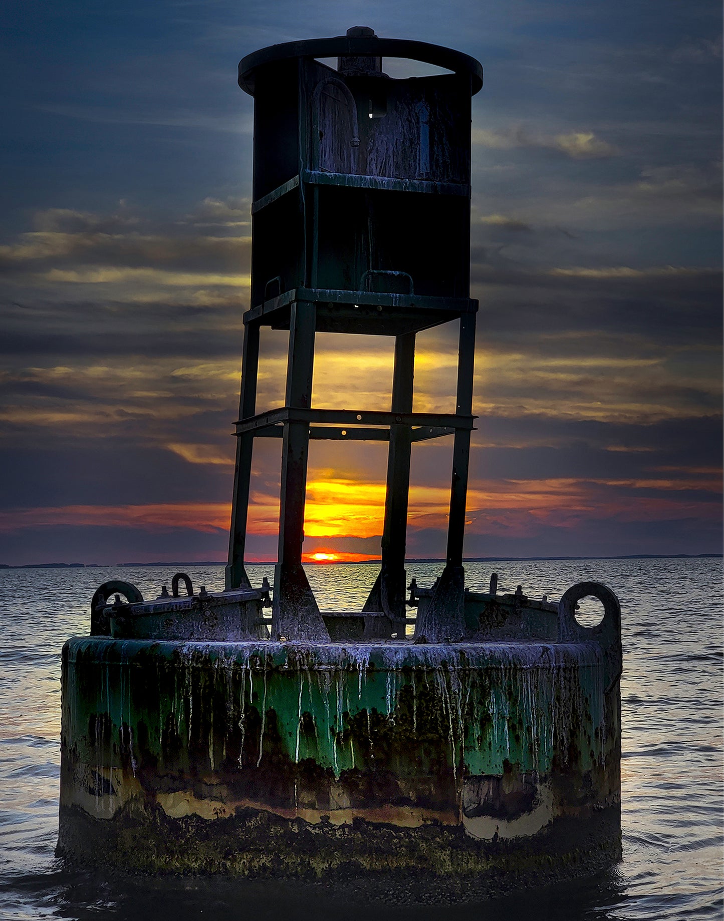 Grunge Buoy -- Digital Print