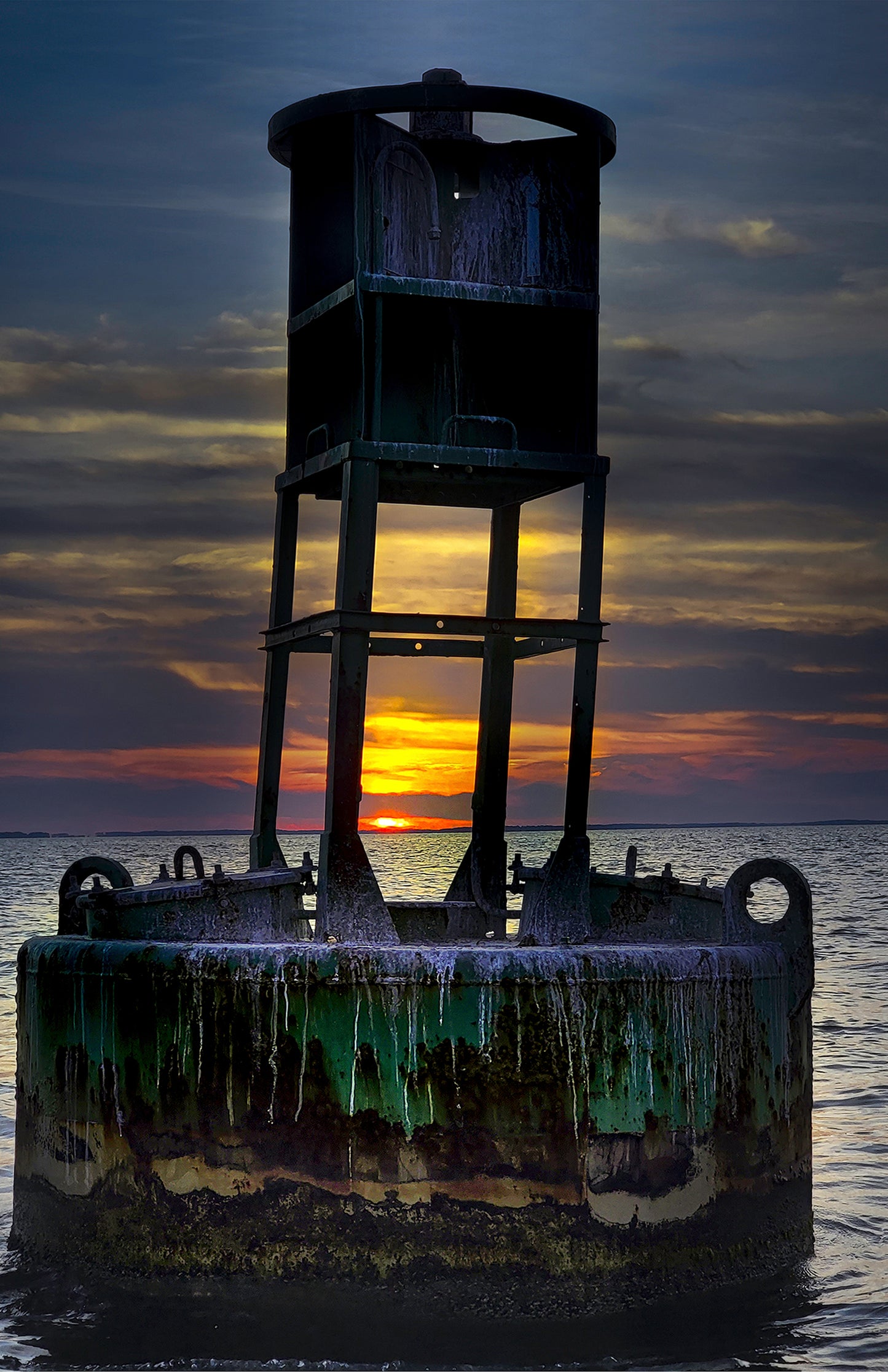 Grunge Buoy -- Digital Print