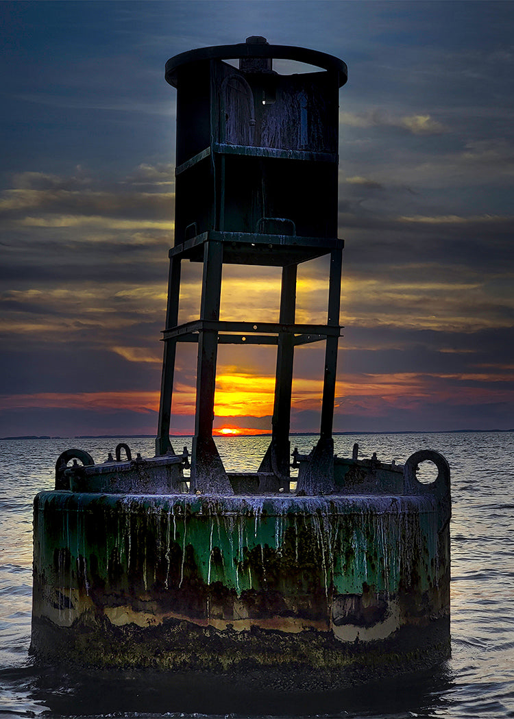 Grunge Buoy -- Digital Print
