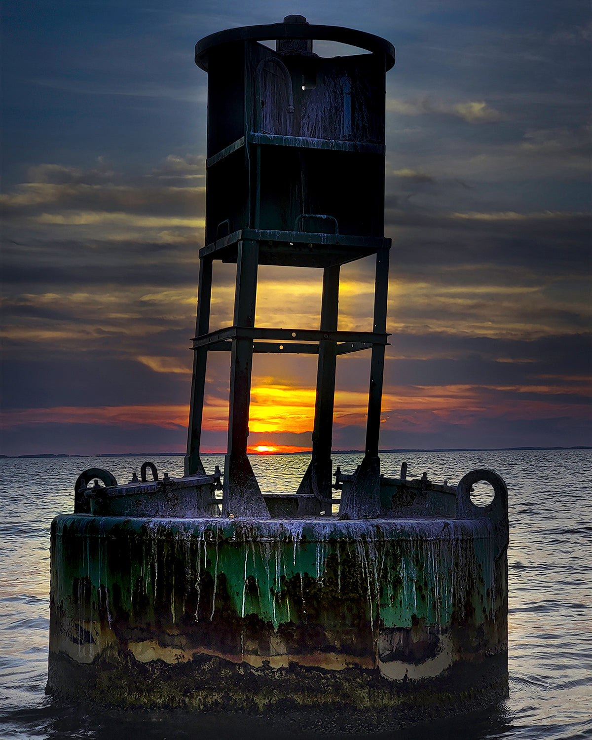 Grunge Buoy -- Digital Print