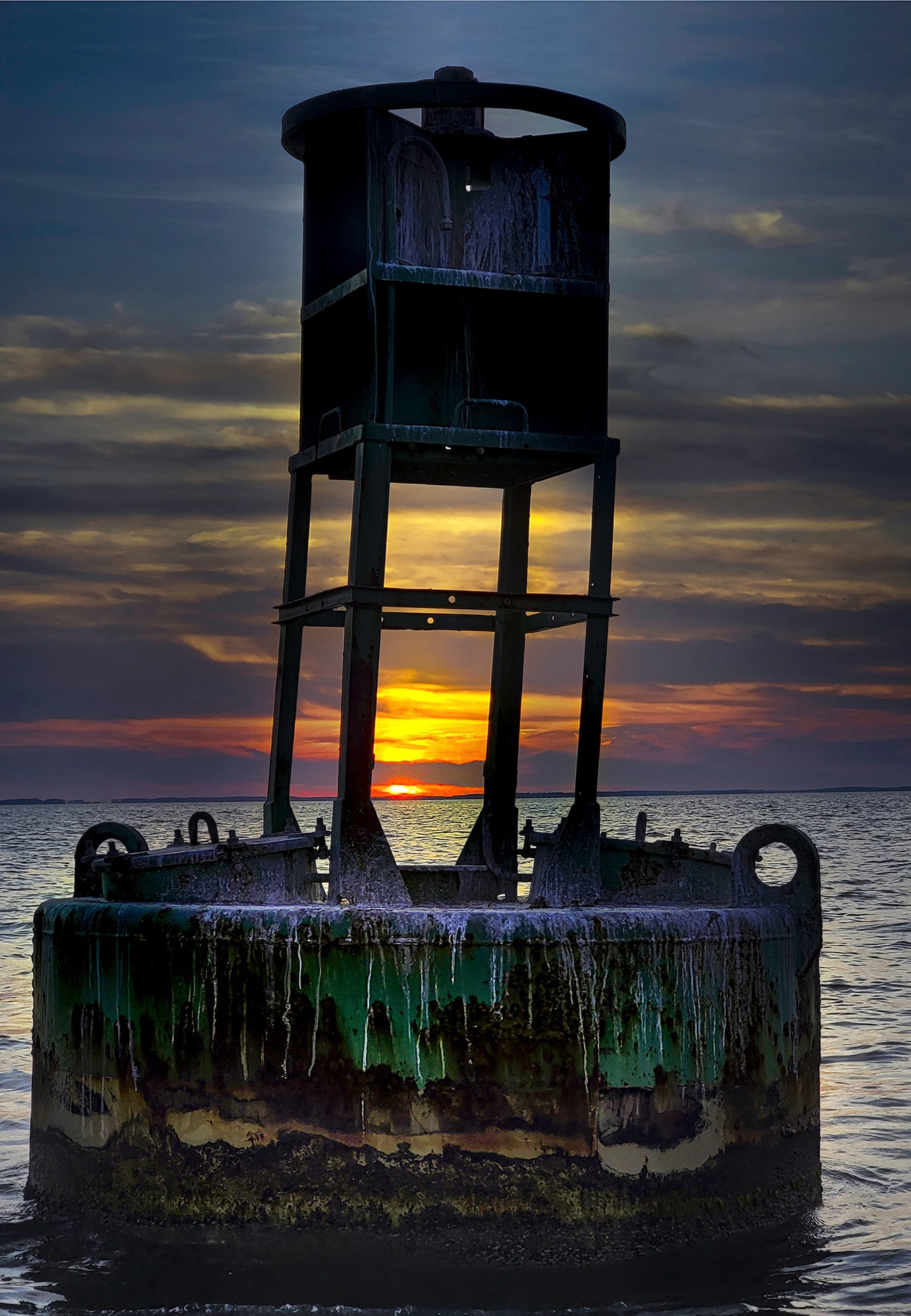 Grunge Buoy -- Digital Print