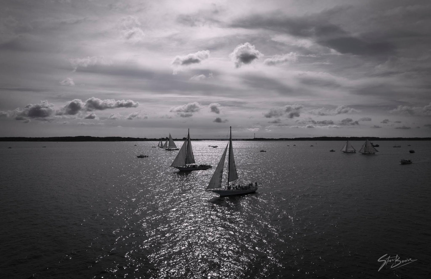 2022 Deal Island Skipjack Races - Reflection -- Digital Print