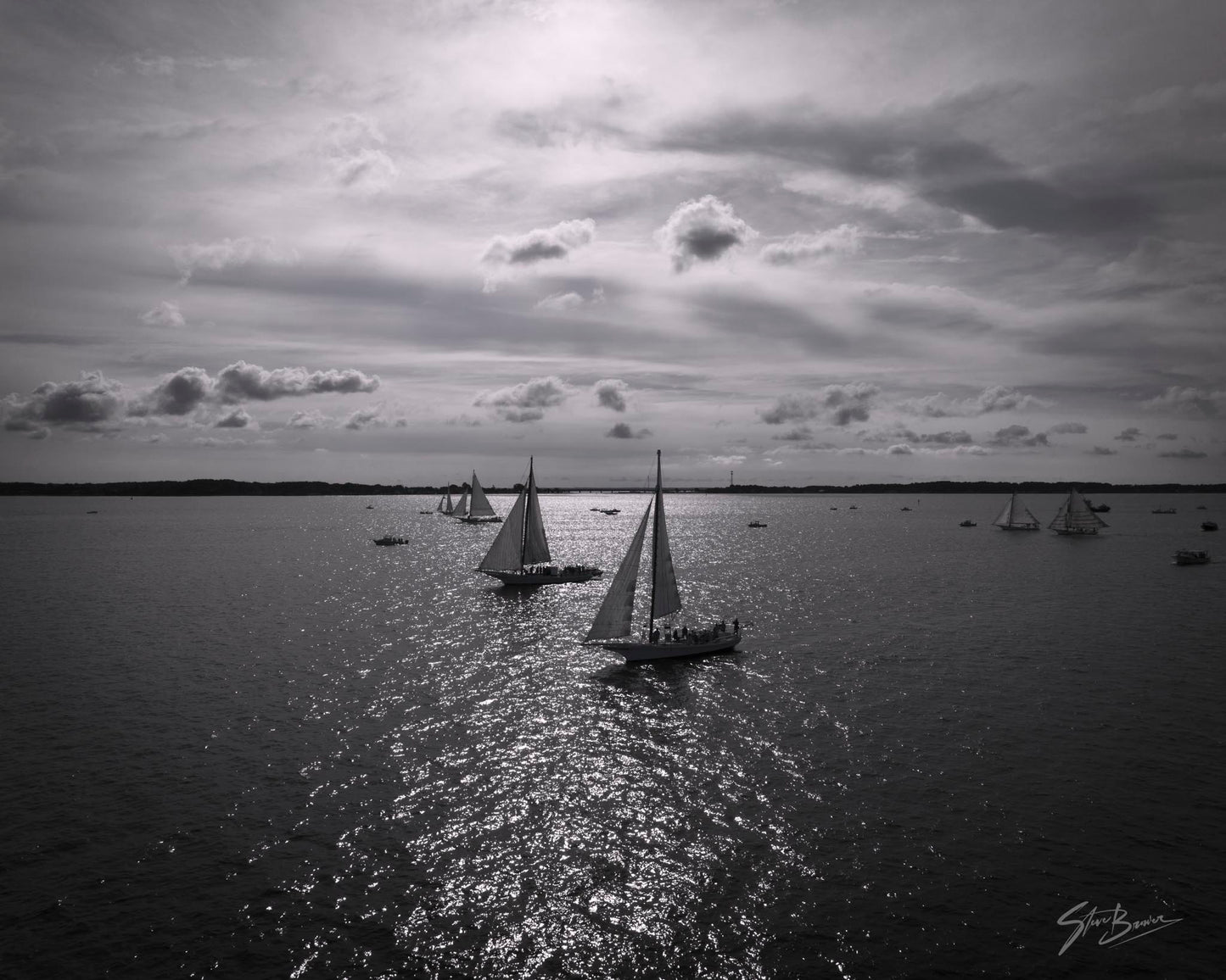 2022 Deal Island Skipjack Races - Reflection -- Digital Print