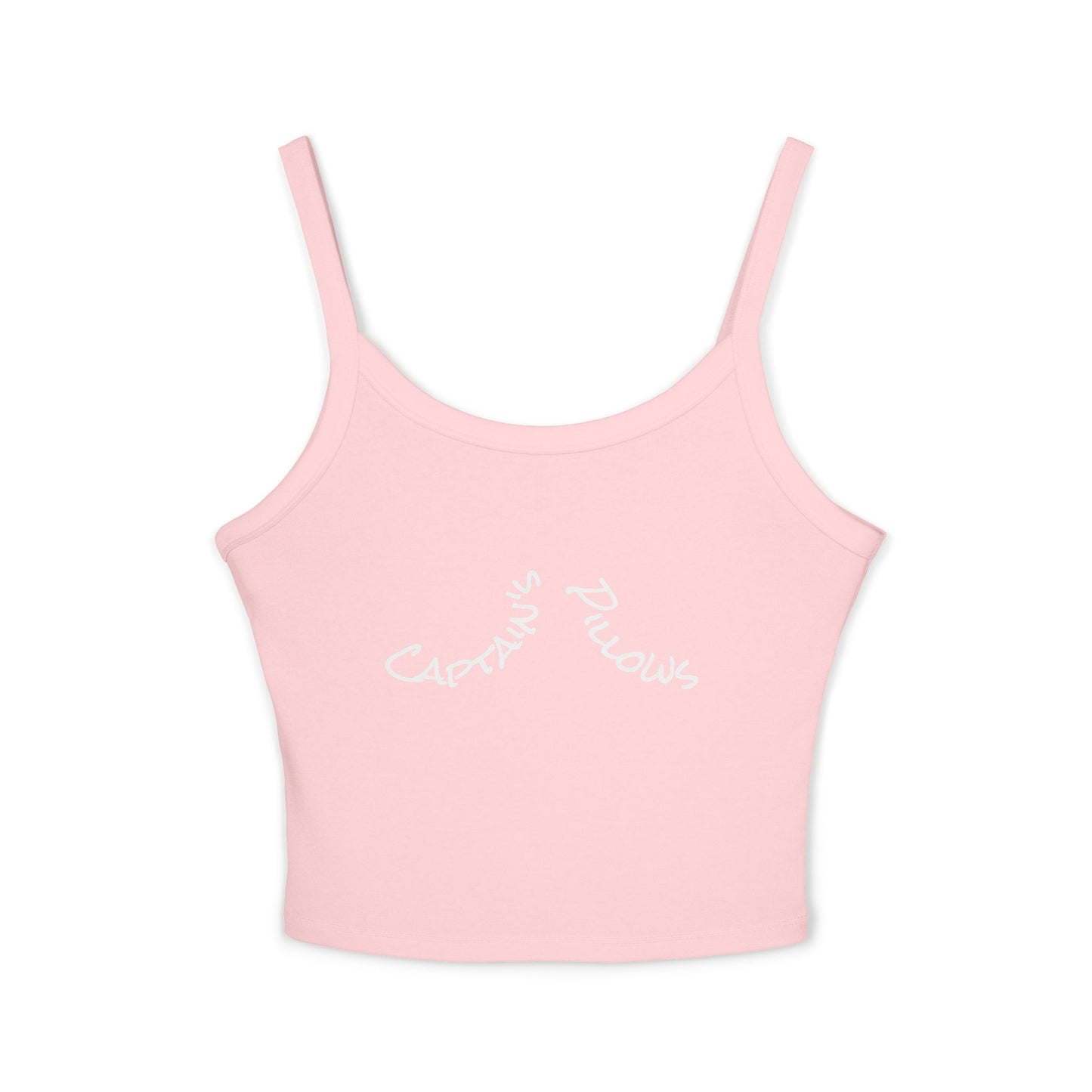 Captain's Pillows Crop Tank — 'ReelNauti' Spaghetti Strap Women's Tank Top