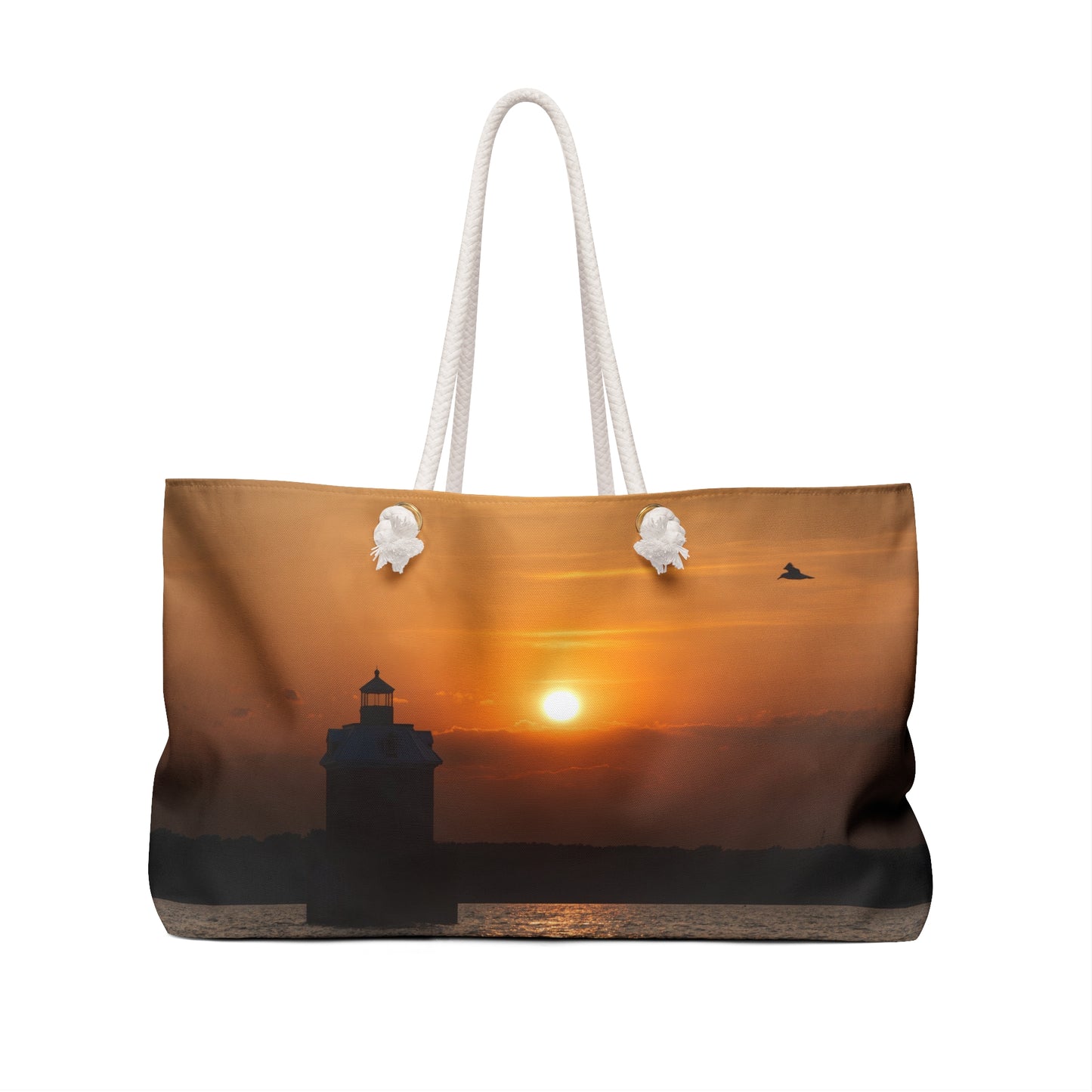 "Sunset at Sandy Point" Weekender Bag