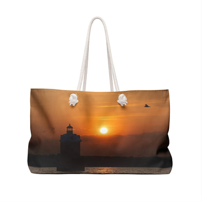 "Sunset at Sandy Point" Weekender Bag