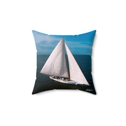 Spun Polyester Square Skipjack Pillow (Ruark)