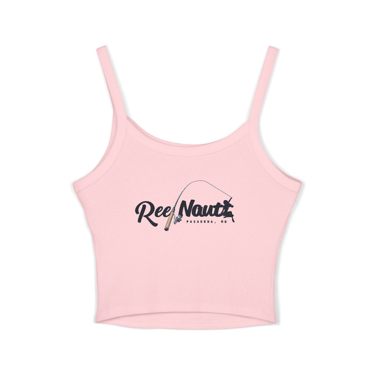 Captain's Pillows Crop Tank — 'ReelNauti' Spaghetti Strap Women's Tank Top