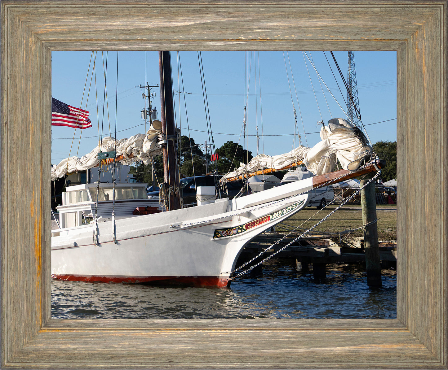 2025 Deal Island Skipjack Races - Han Em Harv at the Blessing