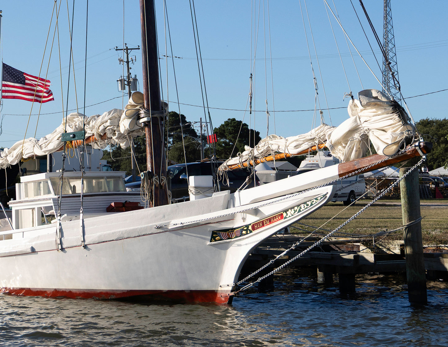 2025 Deal Island Skipjack Races - Han Em Harv at the Blessing