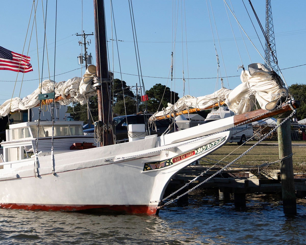 2025 Deal Island Skipjack Races - Han Em Harv at the Blessing